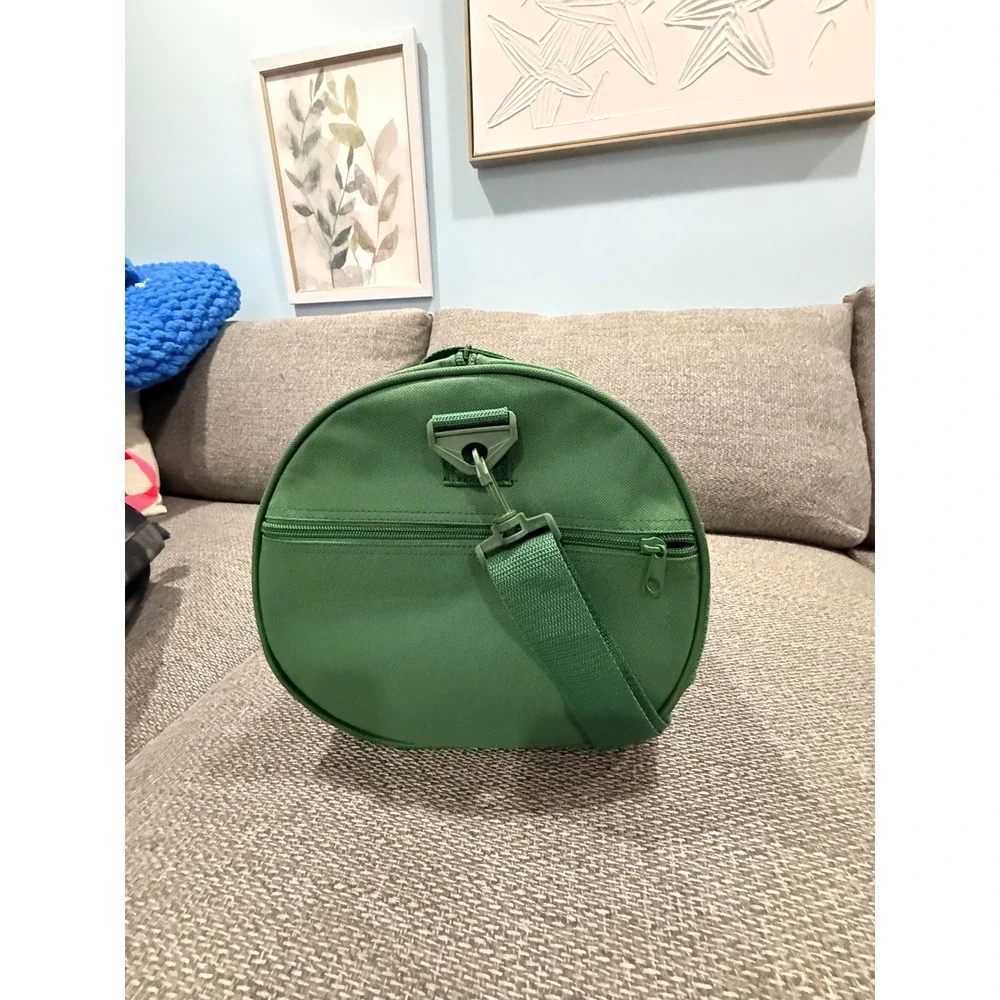 New Heights Jason Travis Kelce Podcast Green Duffel Gym Bag Travel 8805 Recycled